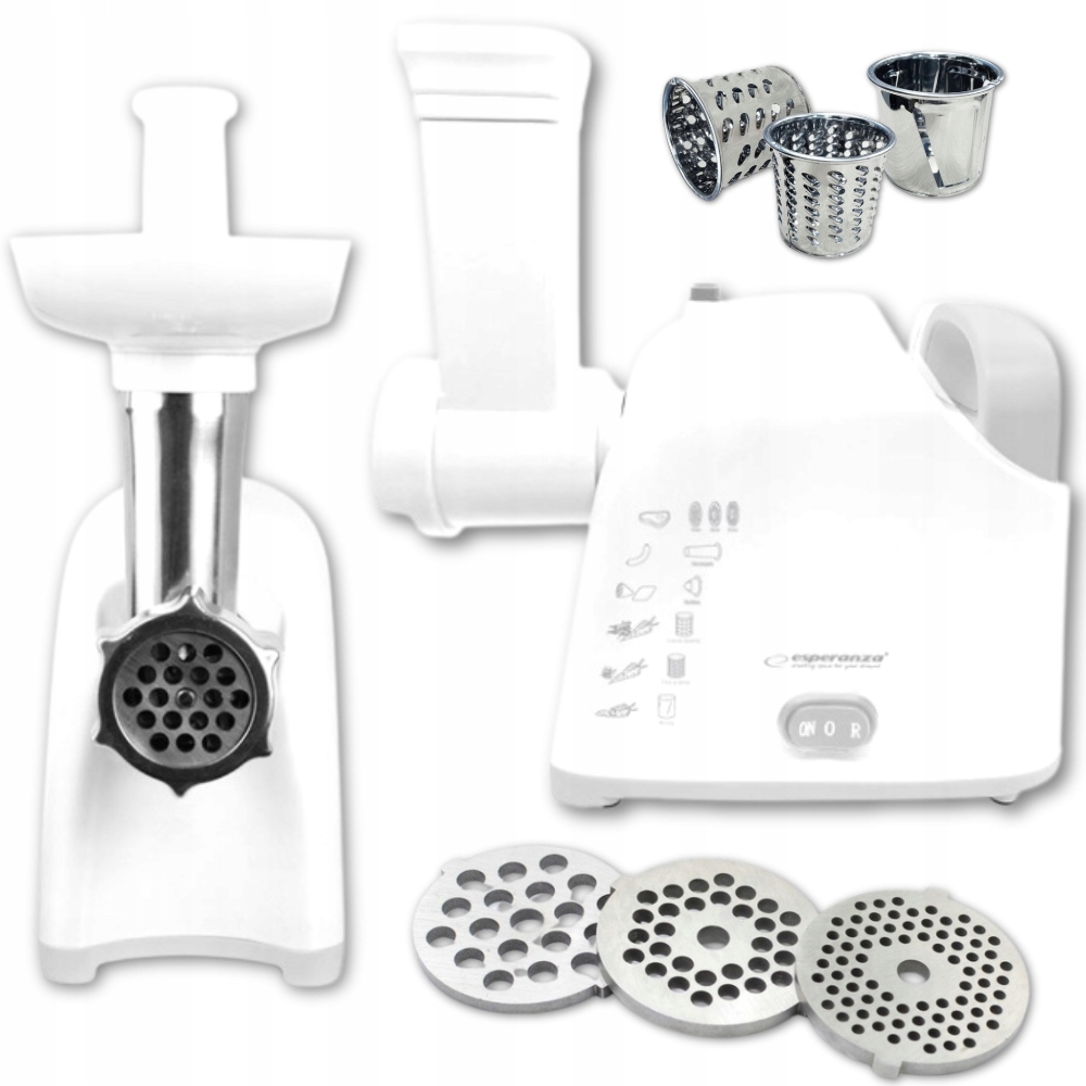 Strojek na mletí Masa elektrický 2200W 3 Sita kráječe 3 Bubny