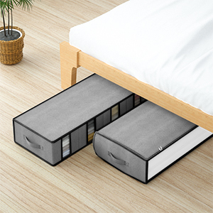 Pokrowiec pod łóżko na pościel odzież pojemnik organizer 2szt. Stan opakowania oryginalne