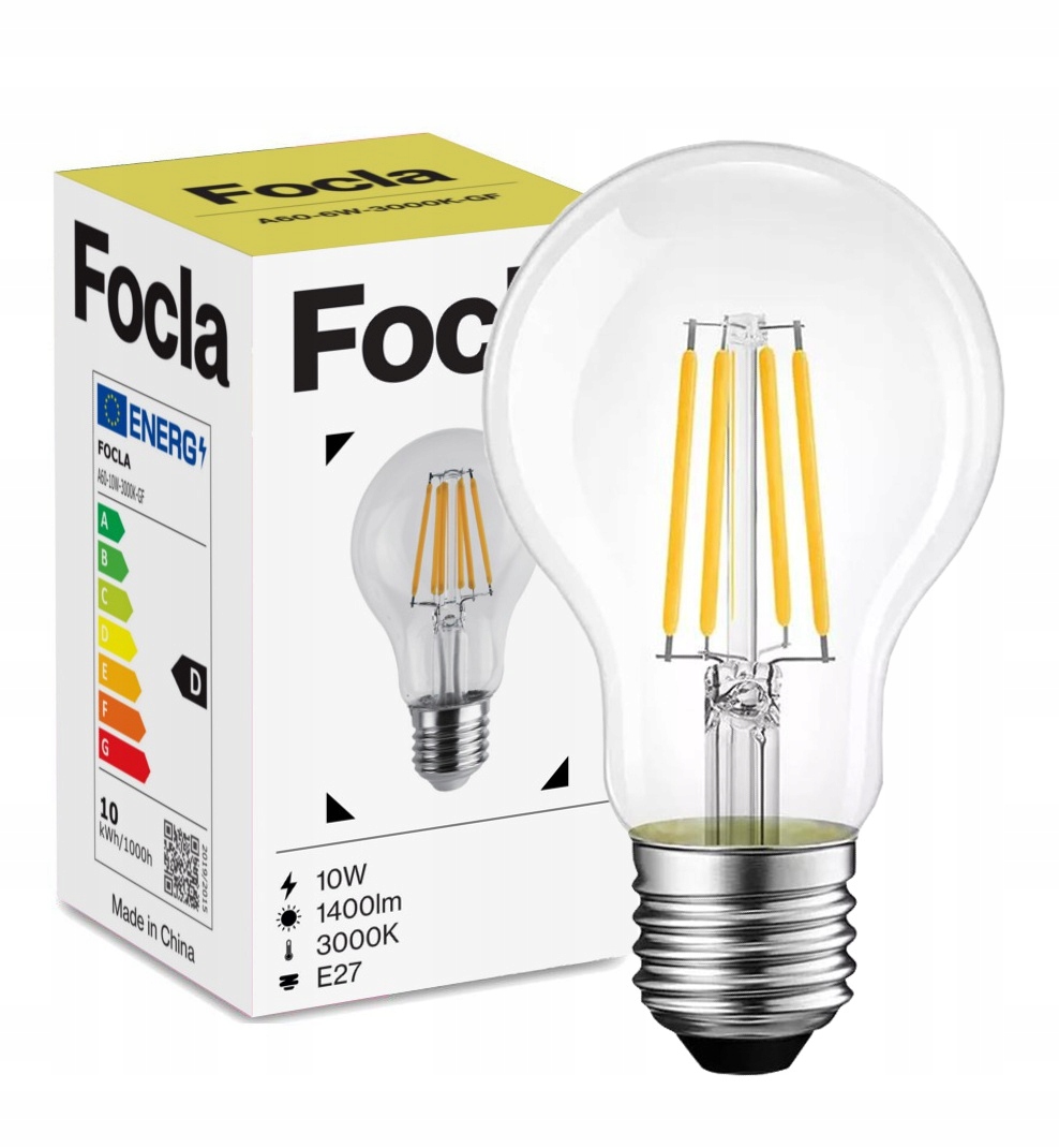 

Żarówka Led Filament E27 10W Edison Ozdobna Retro