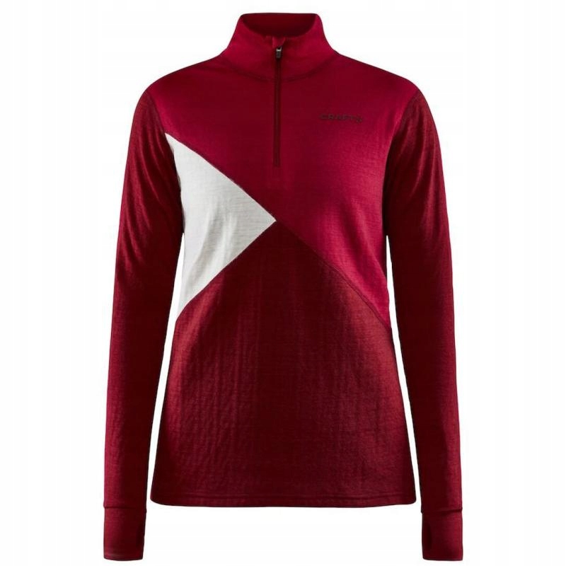 Craft Triko Adv Nordic Wool Hz dámské dlouhý červená Xs