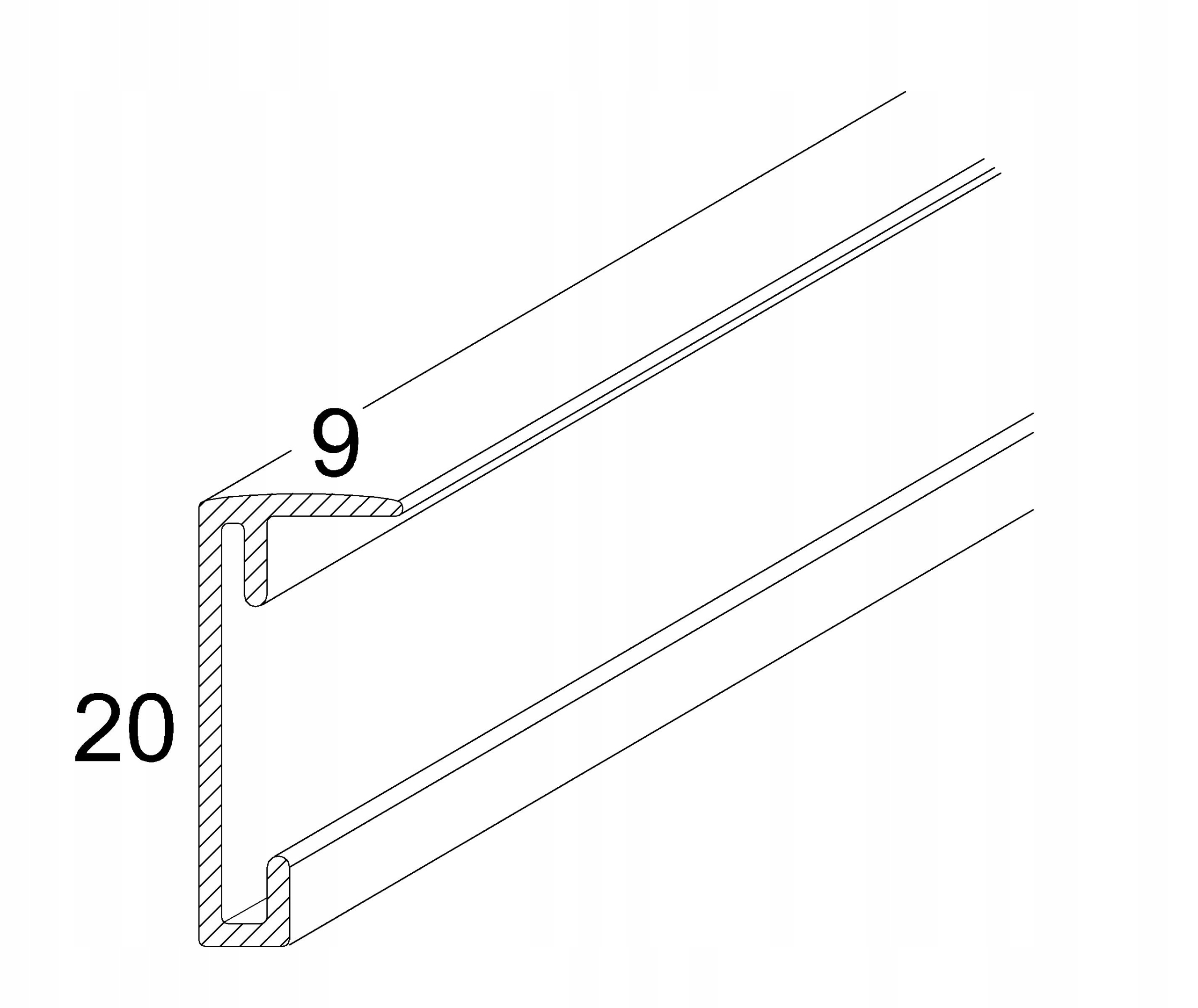 RAMA ALUMINIOWA CZARNA 59,4x42 RAMKA 42x59,4 A2 Szerokość produktu 42 cm