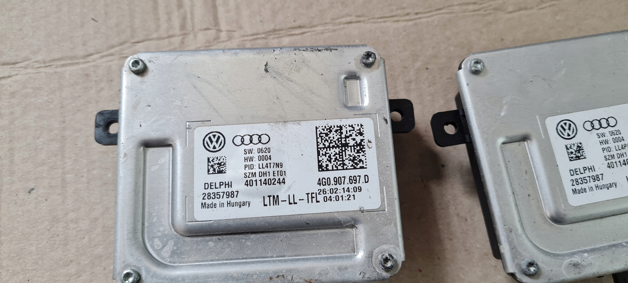 S4 B8 LIFT A4 module control unit LED 4G0907697D A6 C7 4G A7 A5 Q5