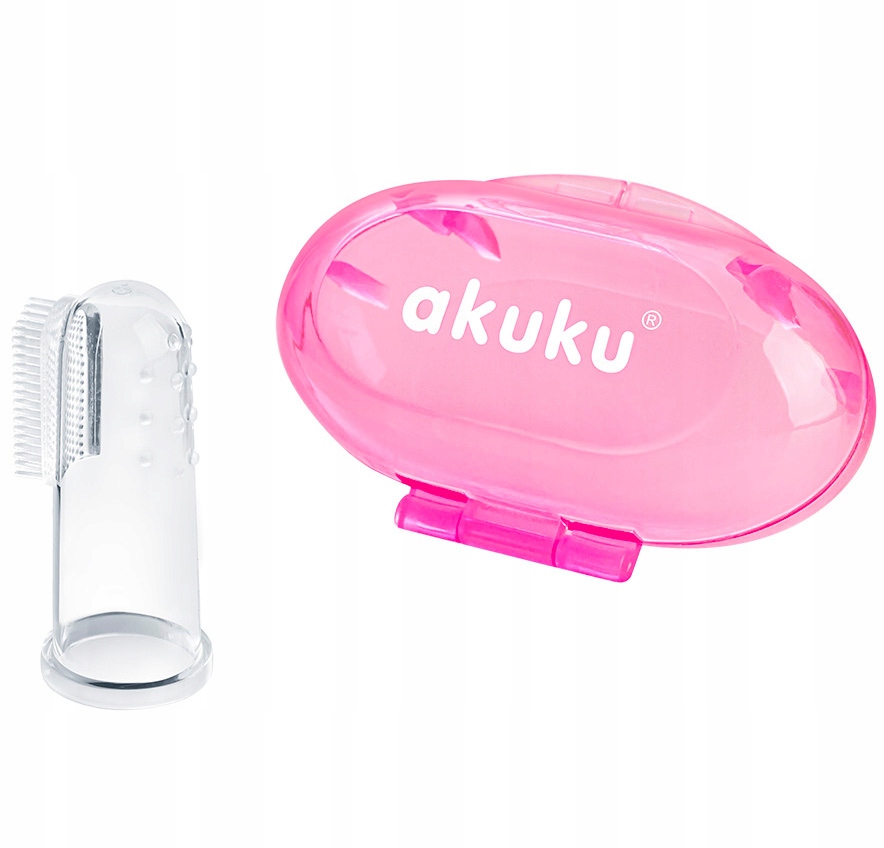AKUKU SZCZOTECZKA DO ZĘBÓW I MASAŻU DZIĄSEŁ PINK
