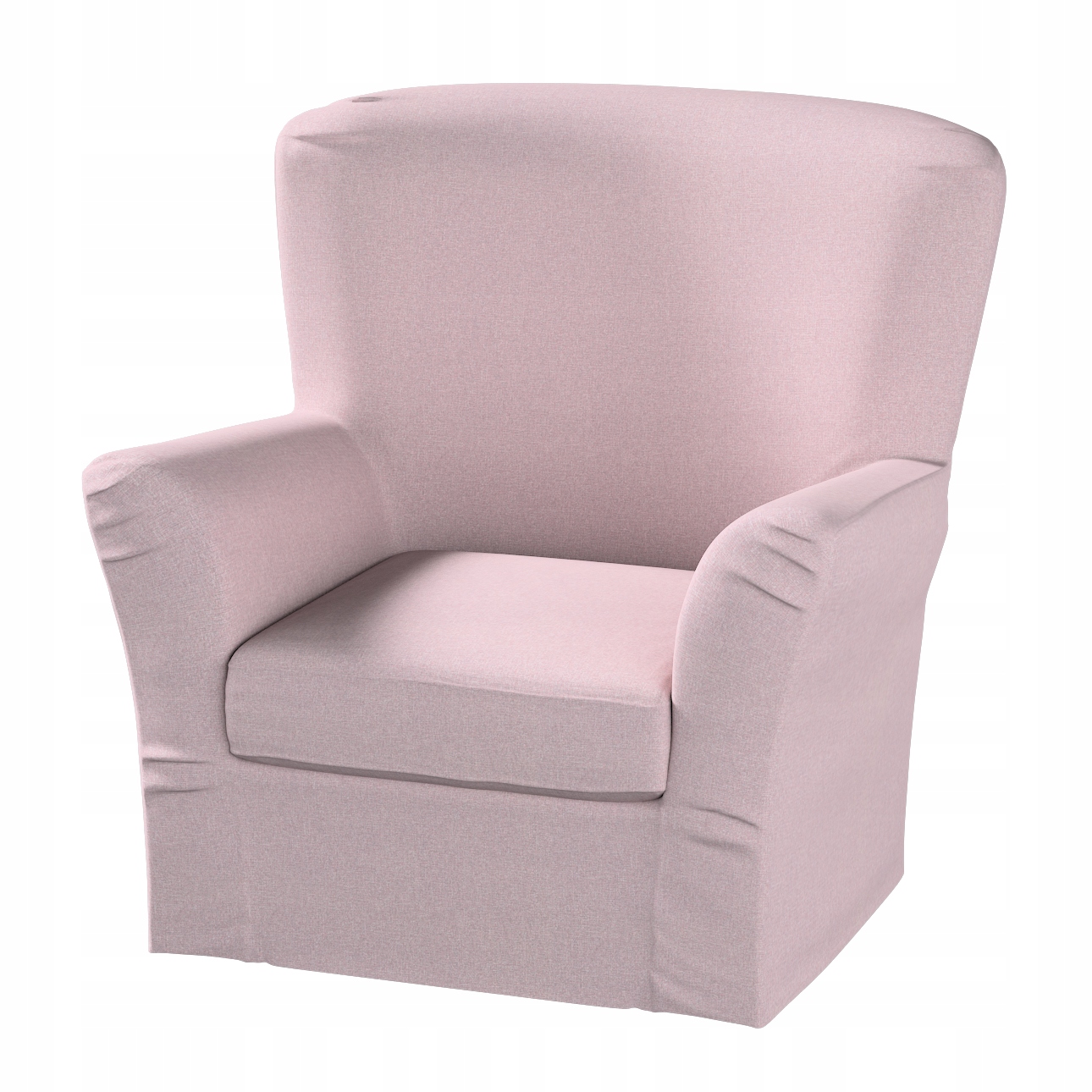 Dekoria Poťah na kreslo Tomelilla vysoký s záložkami Ikea ružový