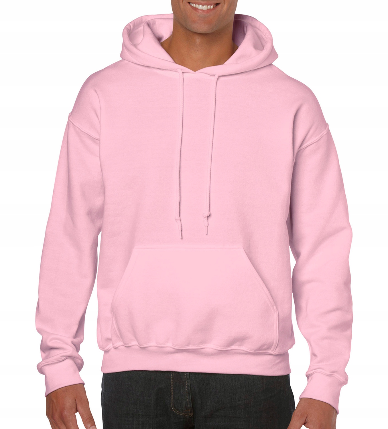 

Męska Bluza Kangurka Z Kapturem Gildan l. pink L