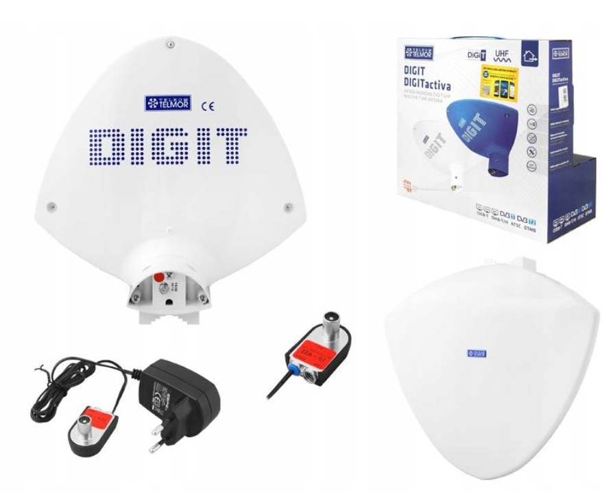 

Antena aktywna DVB-T2 Telmor Digit activa Hd 4K