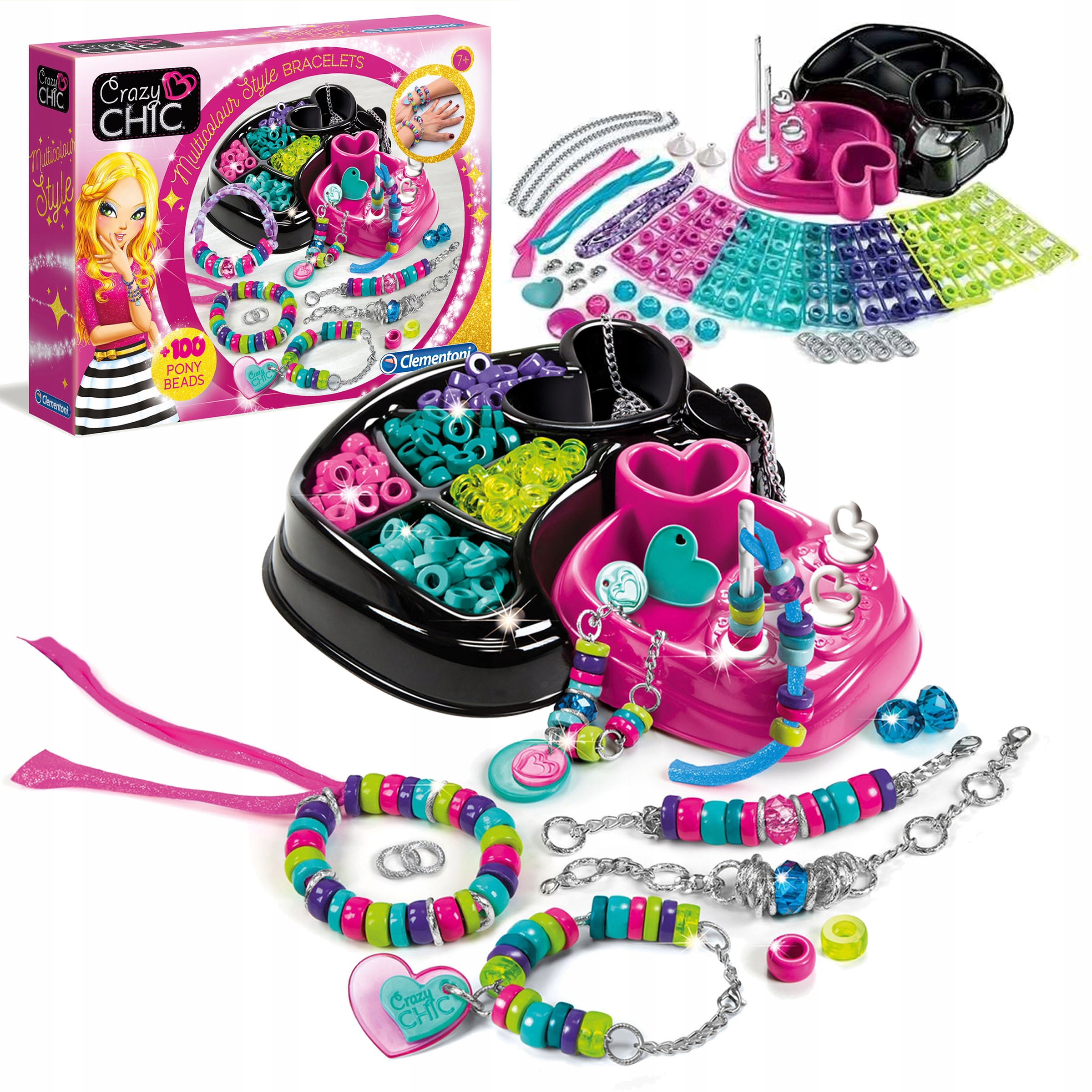 

Crazy Chic - Kolorowe Bransoletki Clementoni