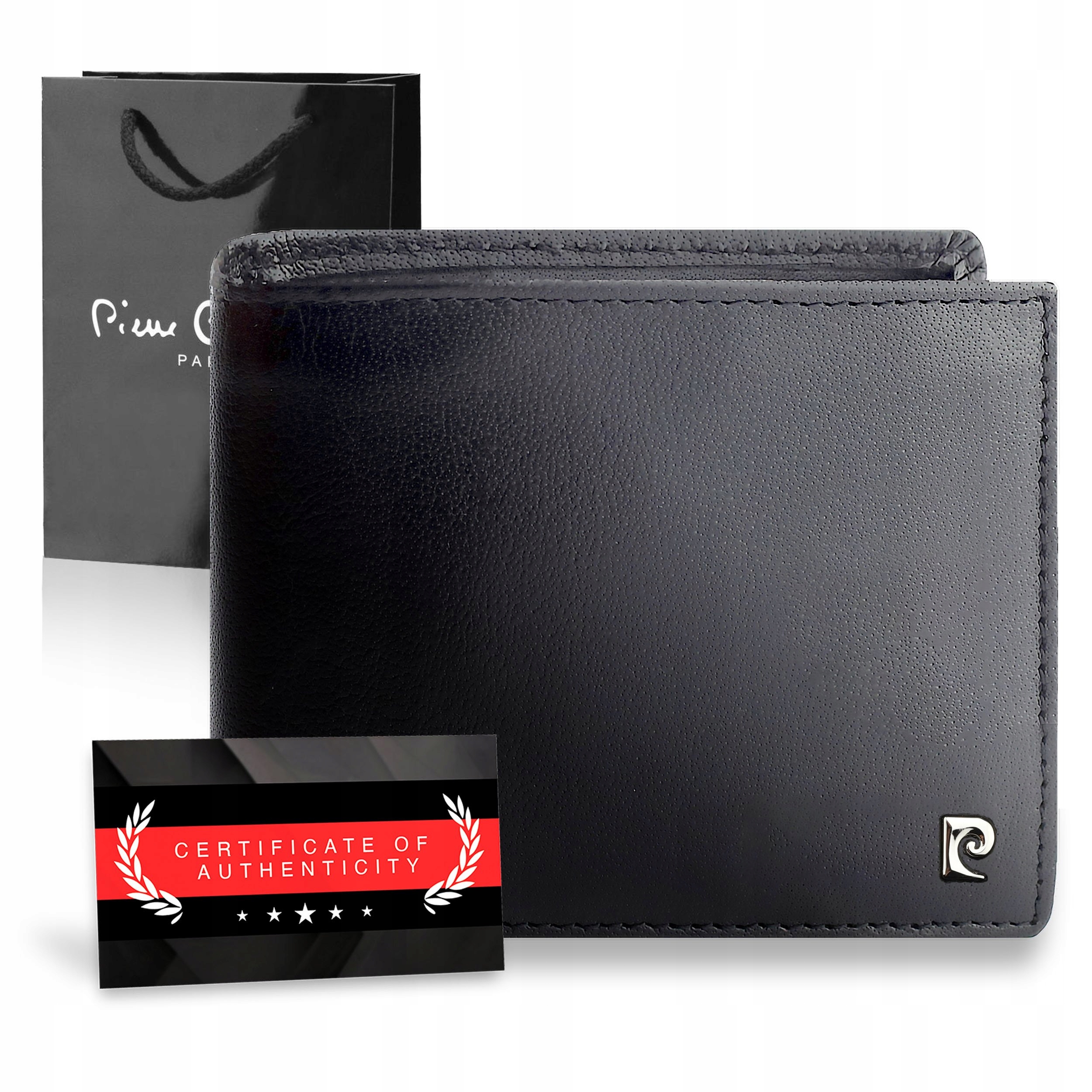 Pánská peněženka Pierre Cardin Horizontální přírodní kůže Rfid Premium Certifikát