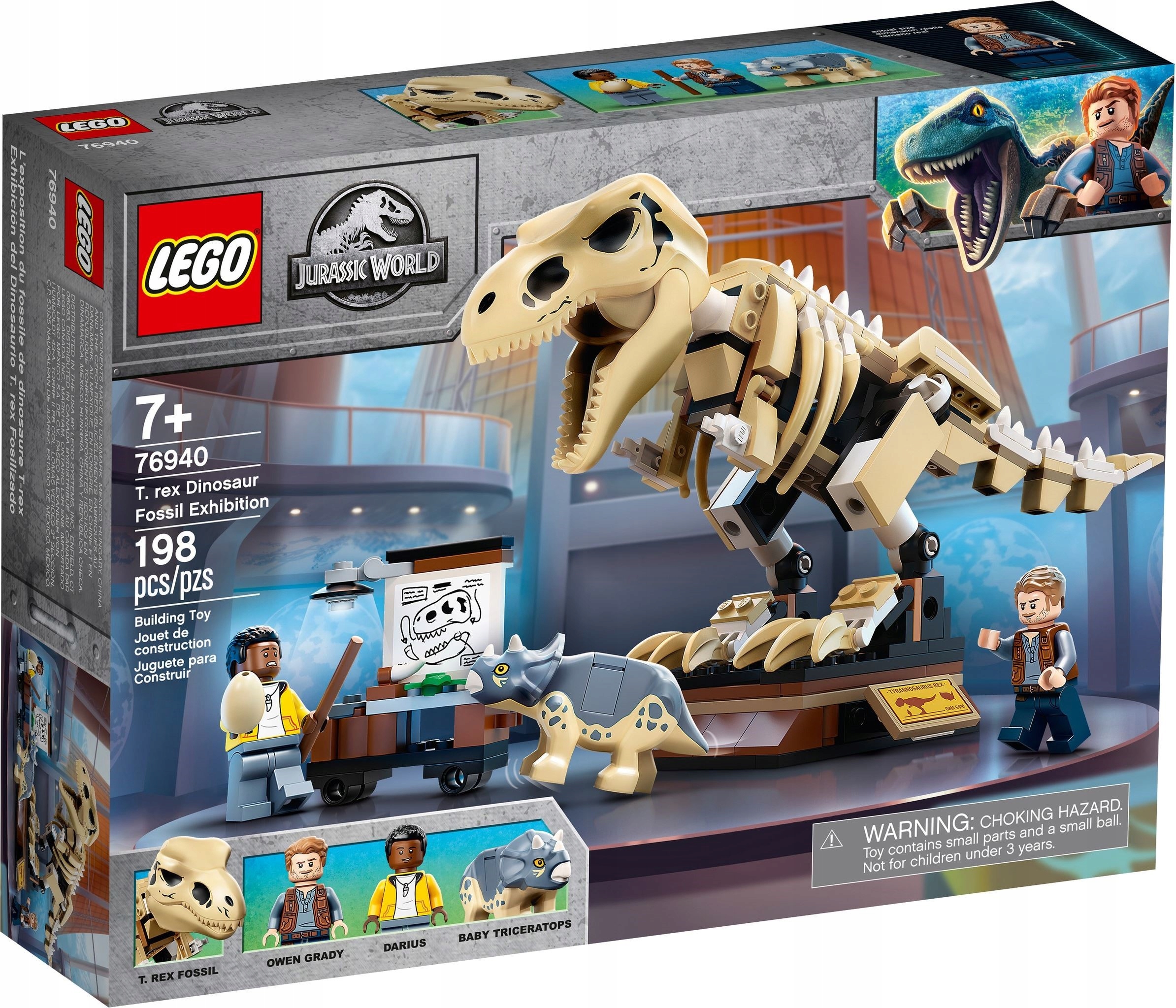 

Lego Jurassic World Wystawa skamieniałości 76940