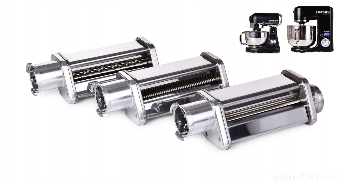 Dedra 2+1 Zdarma výrobník na těstoviny, válec 2 kráječe nudlí, Robotheum