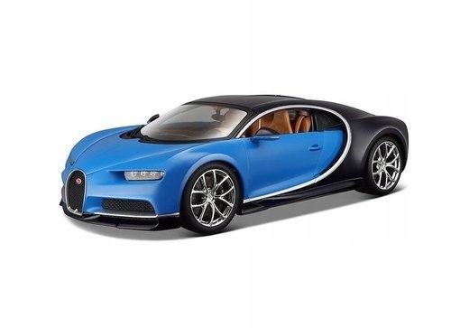 

Bugatti Chiron Niebieski Metalowy Model 1:34 Welly