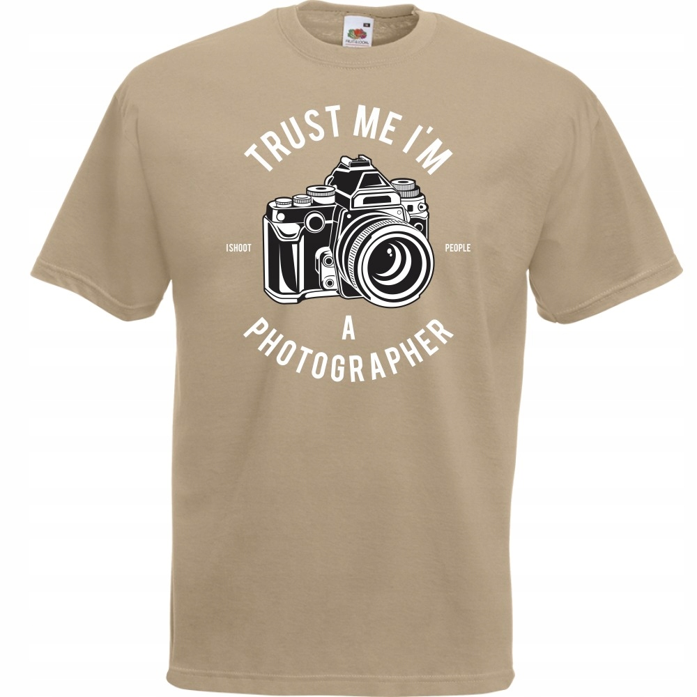 

Koszulka aparat fotograf fotografia XL khaki