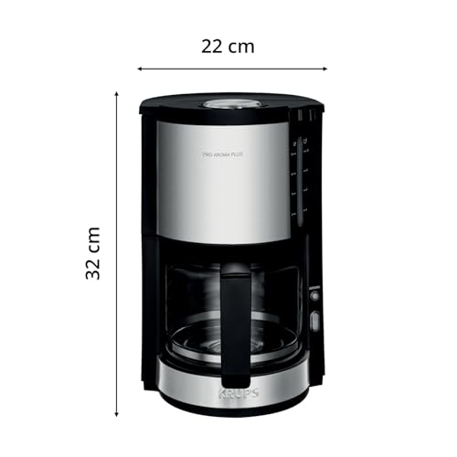 KRUPS Ekspres Przelewowy 10 Filiżanek Czarny z Inox — miniatura 7