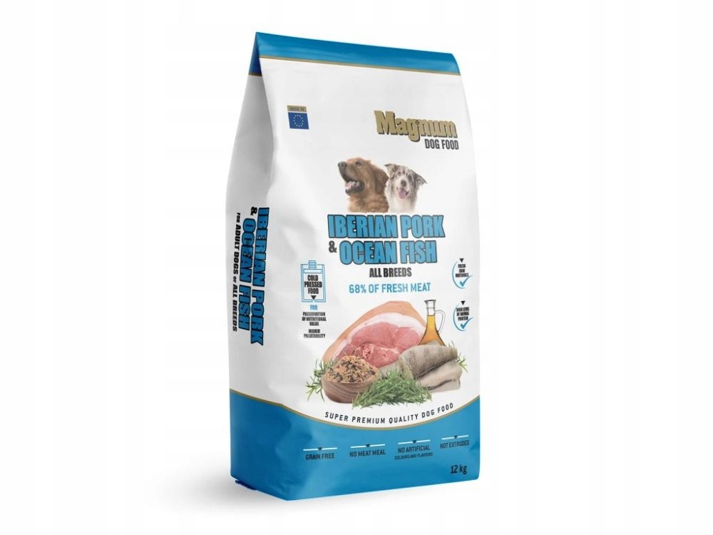 Levně Magnum granule Iberian Vepřové, mořské ryby 12kg