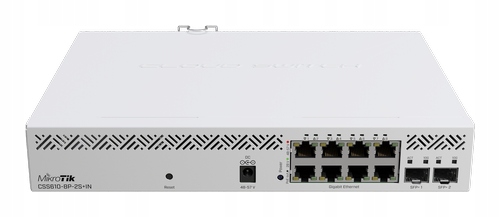 Prepínač Mikrotik CSS610-8P-2S+IN