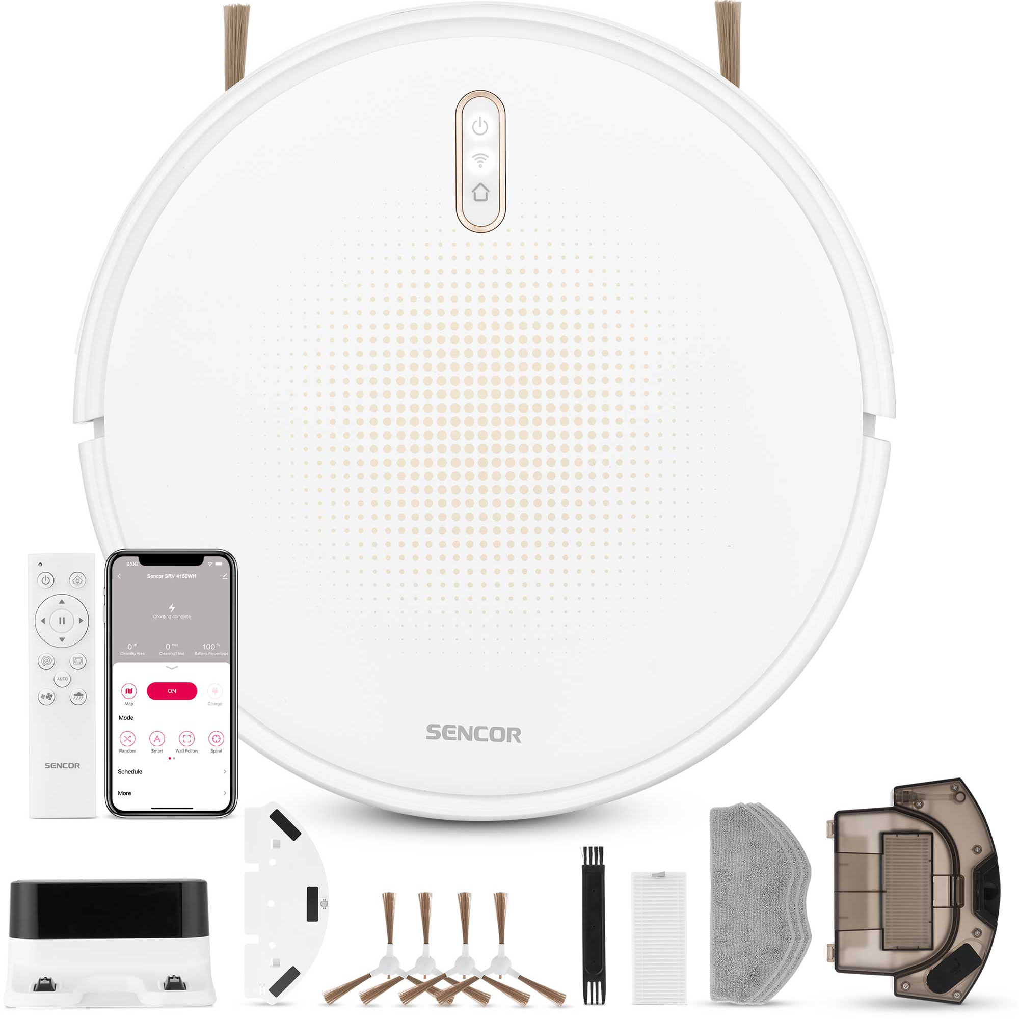 Sencor SRV 4150WH Funkcja mopowania 65dB