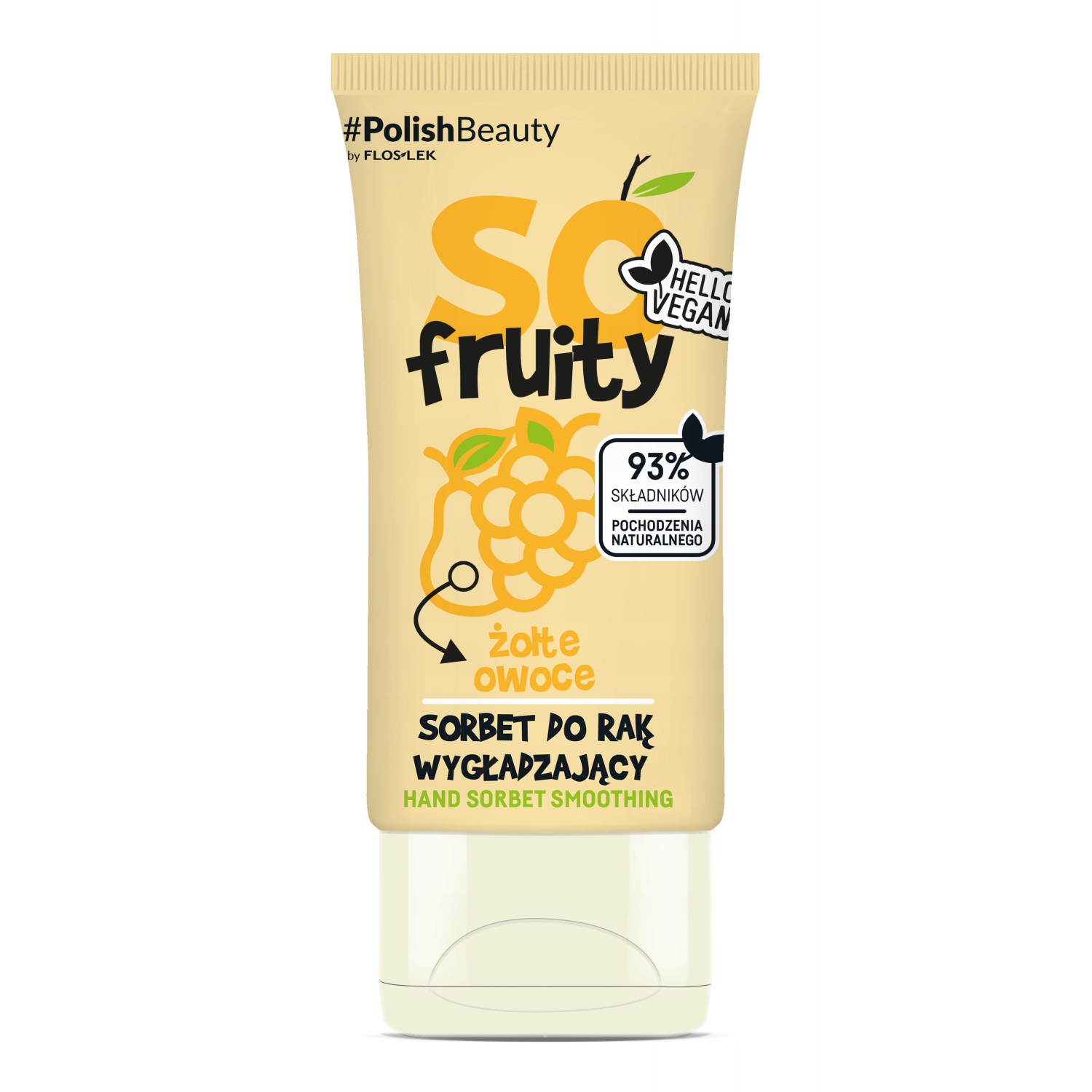

So Fruity Sorbet do rąk Wygładzający żółte owoce