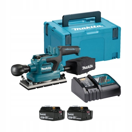 Makita Oscilační Bruska 18V 93x185mm DBO380RTJ 2x5Ah