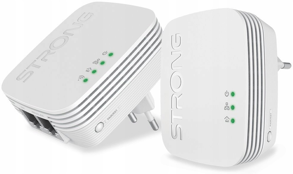 Strong sada 2 adaptérů Powerline Wf 600 Duo Mini/ Powerline 600 Mbit/s/ Wi-