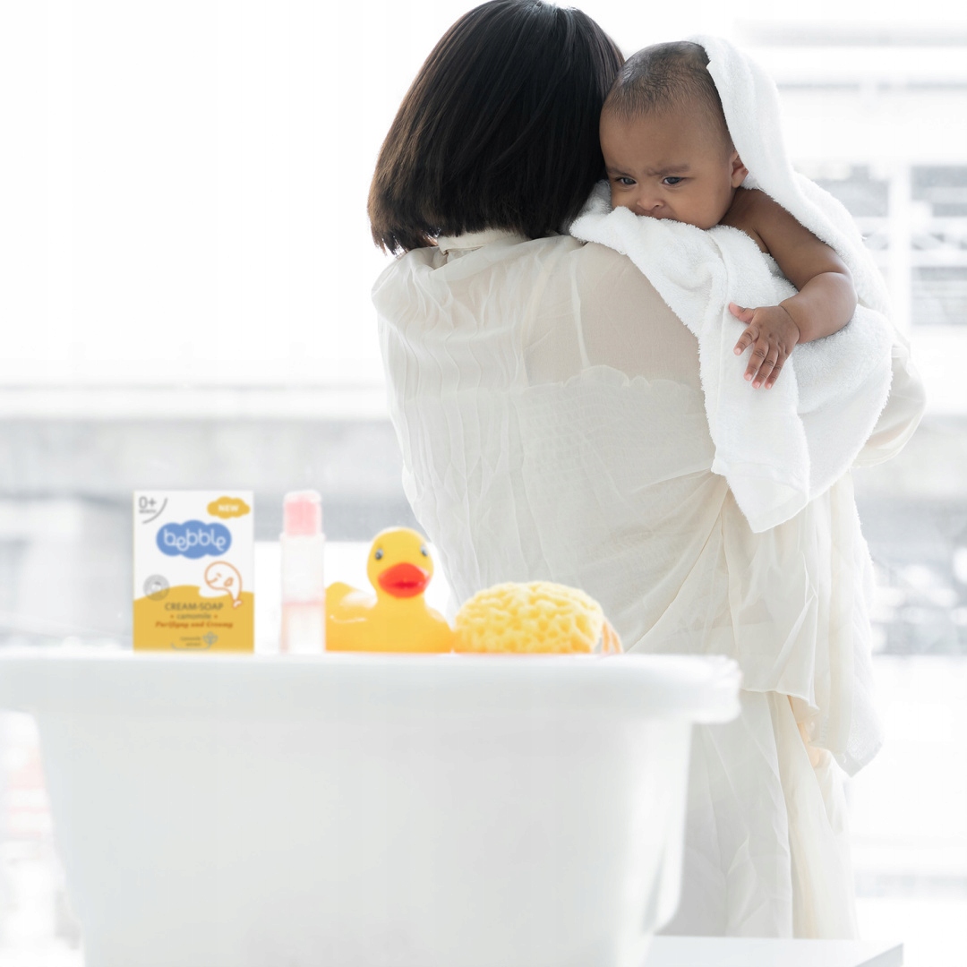 BEBBLE MYDŁO RUMIANKOWE delikatne dla dzieci witamina E 75g Kod producenta 3016-01-025