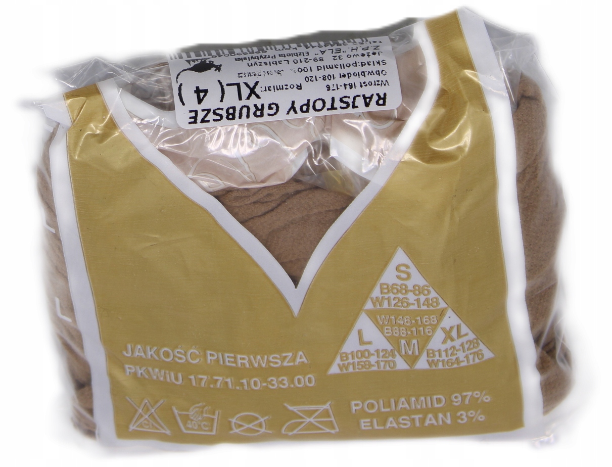 

Rajstopy Średnio grube 33 Den rozm. 4-XL