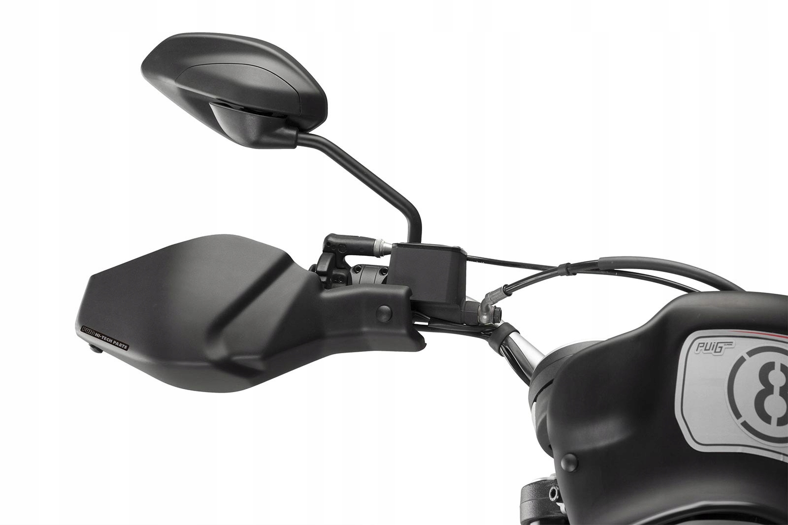 Puig 8949j handbary чорний Ducati Скремблер