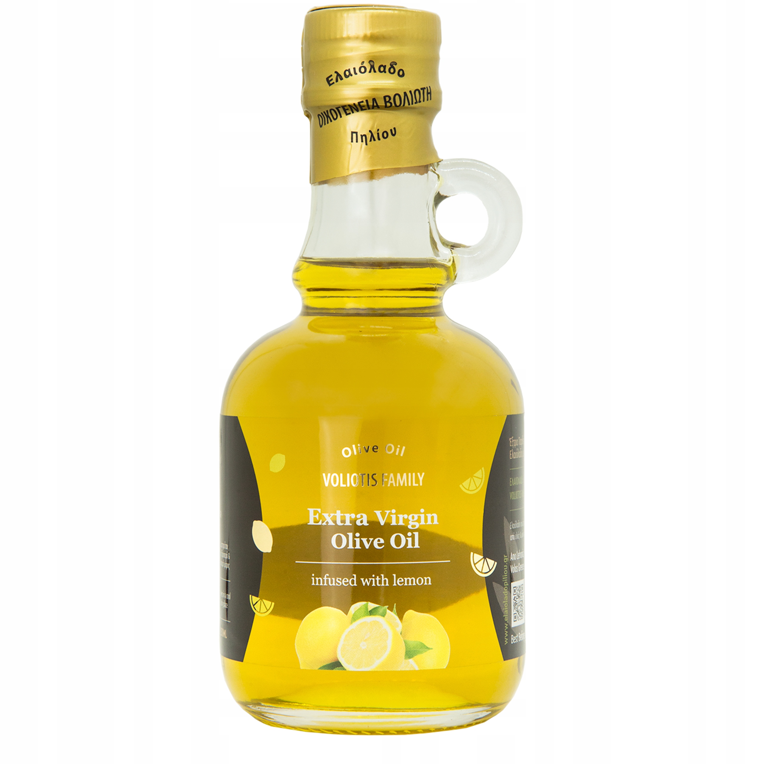 Levně Olivový olej Bio Extra Virgin Citronová Příchuť Přírodní 250 ml Voliotis