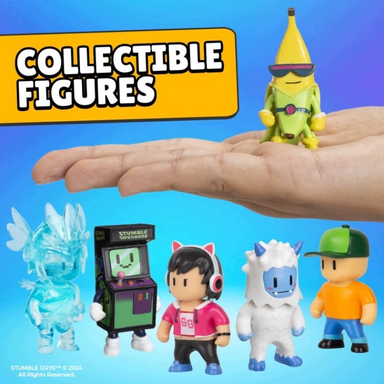 Адвент-календарь Stumble Guys Series 2, фигурки, брелоки и наклейки, от 8 лет — фото 2