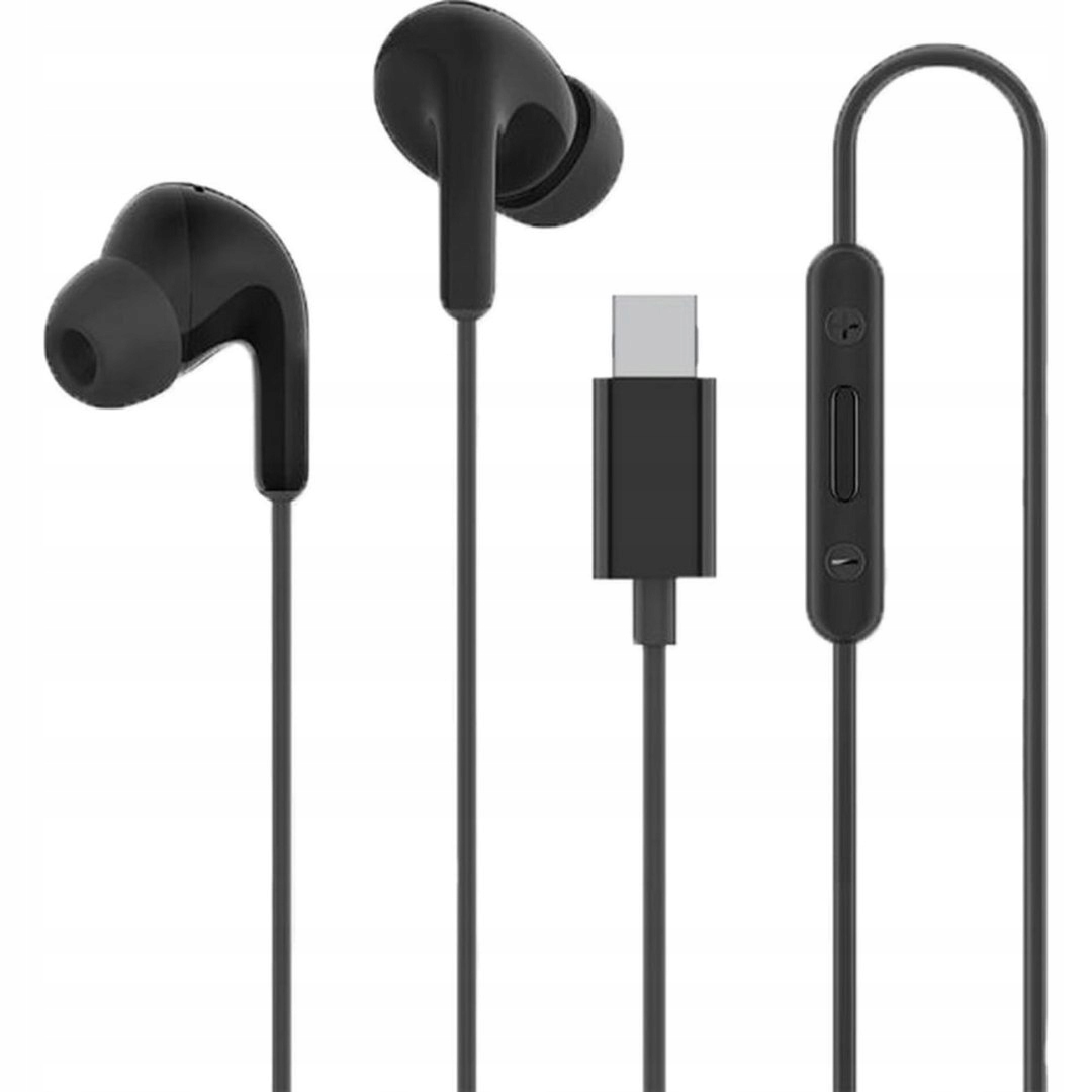 Słuchawki przewodowe douszne z pilotem Xiaomi BHR8930GL Usb-c czarne
