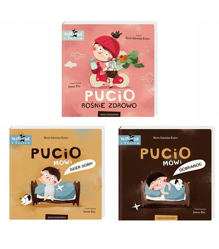 3w1 PUCIO ROŚNIE ZDROWO MÓWI DZIEŃ DOBRY DOBRANOC