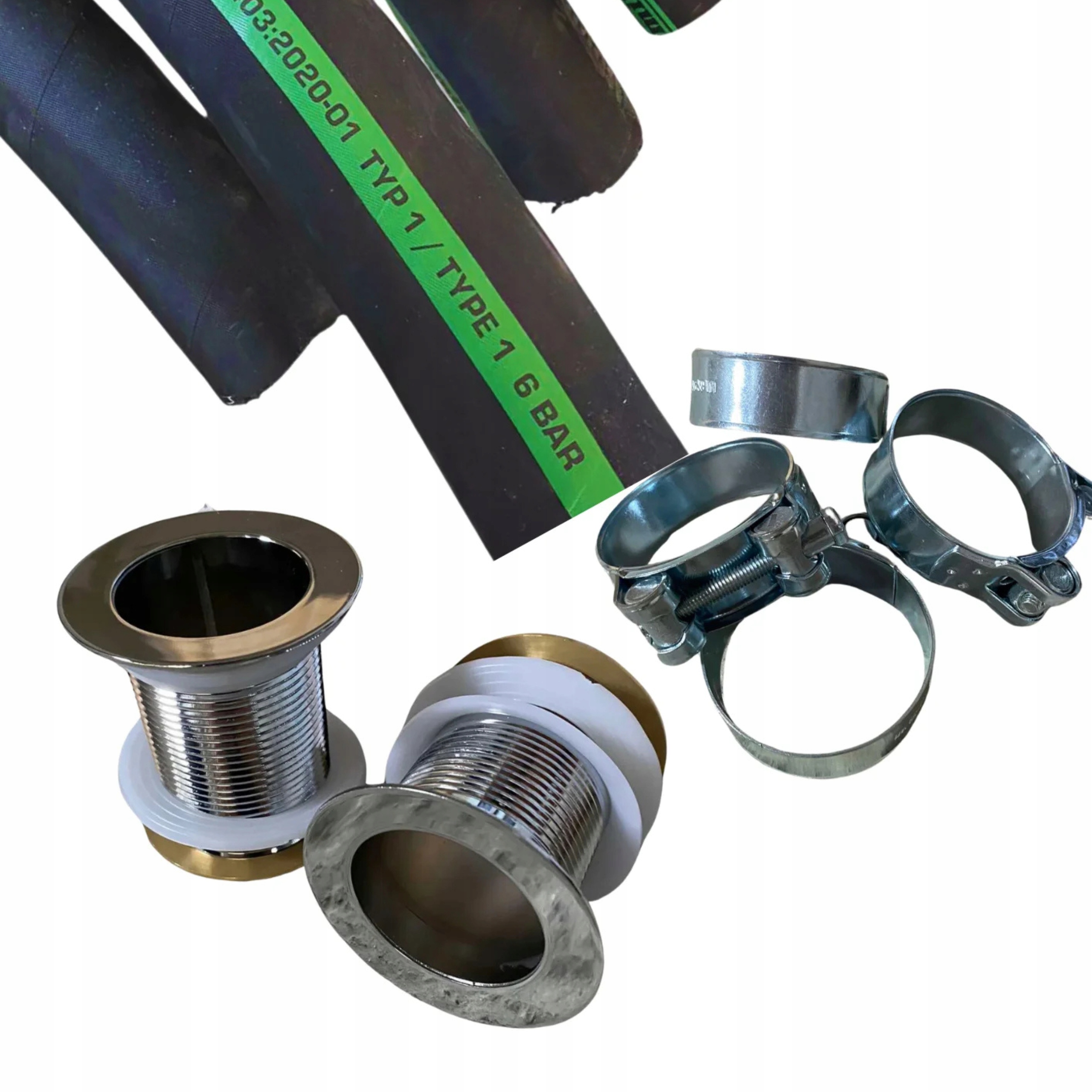 Připojovací Sada Pro 48 MM Kamna Na Dřevo Pro Zahradní Vířivku