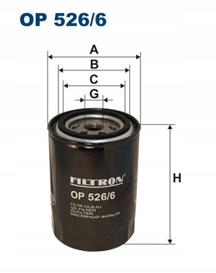 

Filtron Filtr OP526/6 Audi Vw Skoda Op 526/6