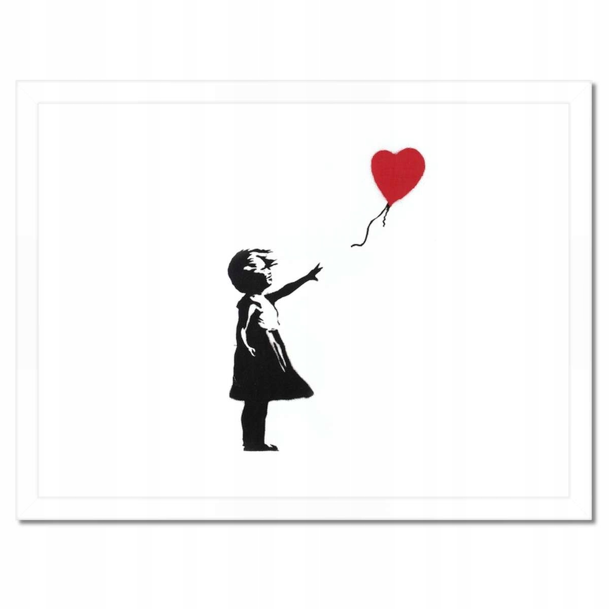 Plakáty v rámu 40x30 Dívka Balónek Banksy
