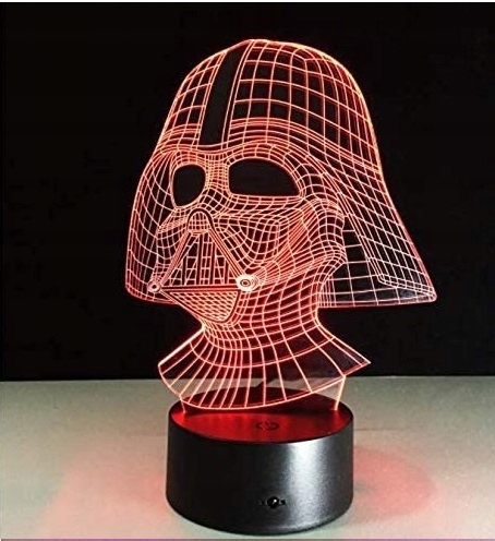 Lampka Nocna Darth Vader Star Wars 16 LED PLEXIDO Szerokość produktu 10 cm