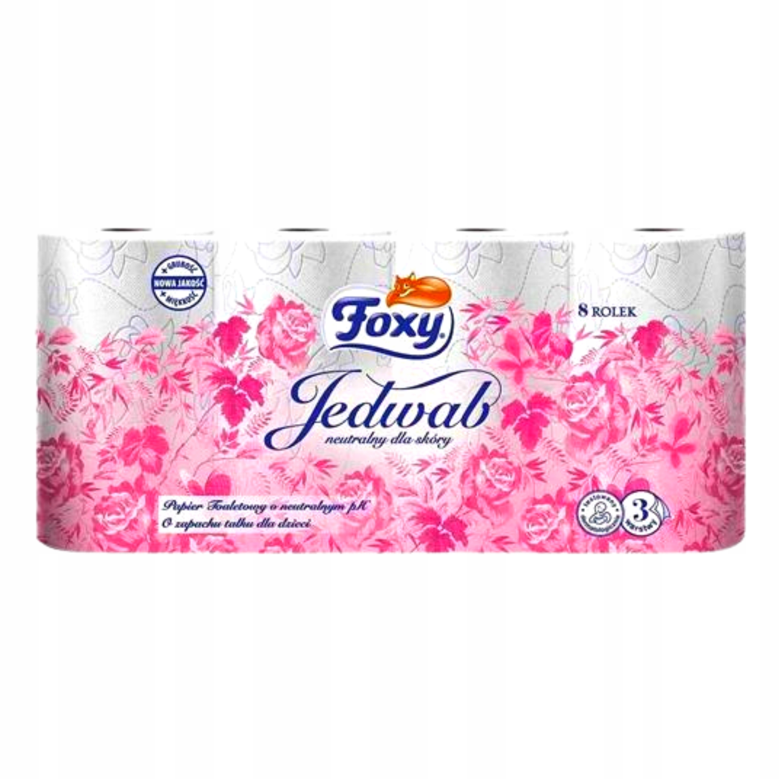 

Papier toaletowy Foxy Jedwab Delikatny 8 Rolek