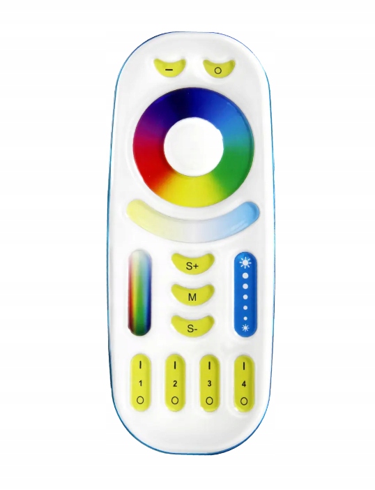 Pilot dotykowy Mi-Light FUT092 RGB/CCT 4-strefowy biały