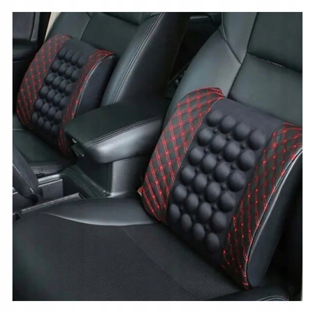 Poduszka lędźwiowa do masażu samochodu