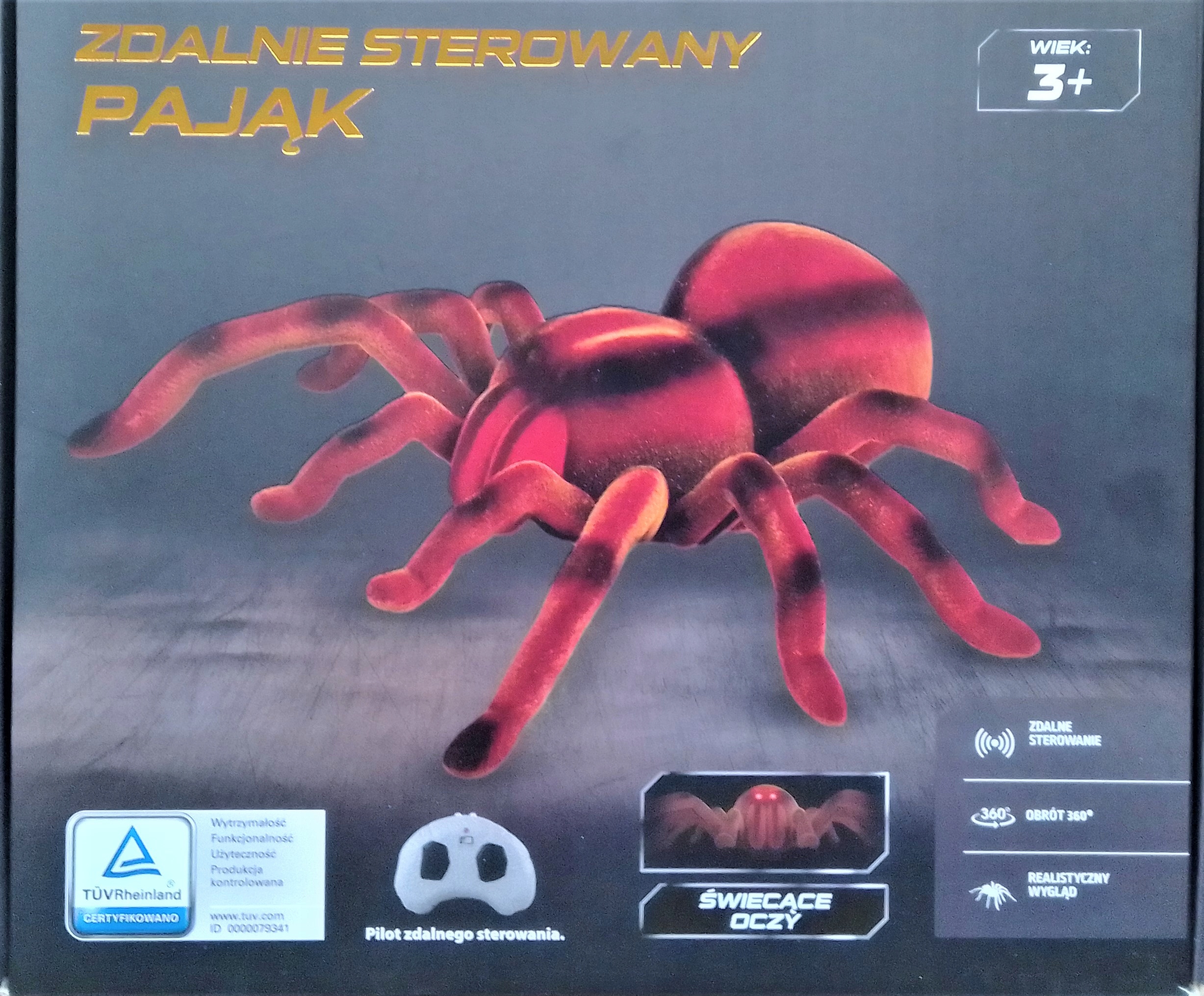 

Zdalnie Sterowany Pająk świecące oczy pilot