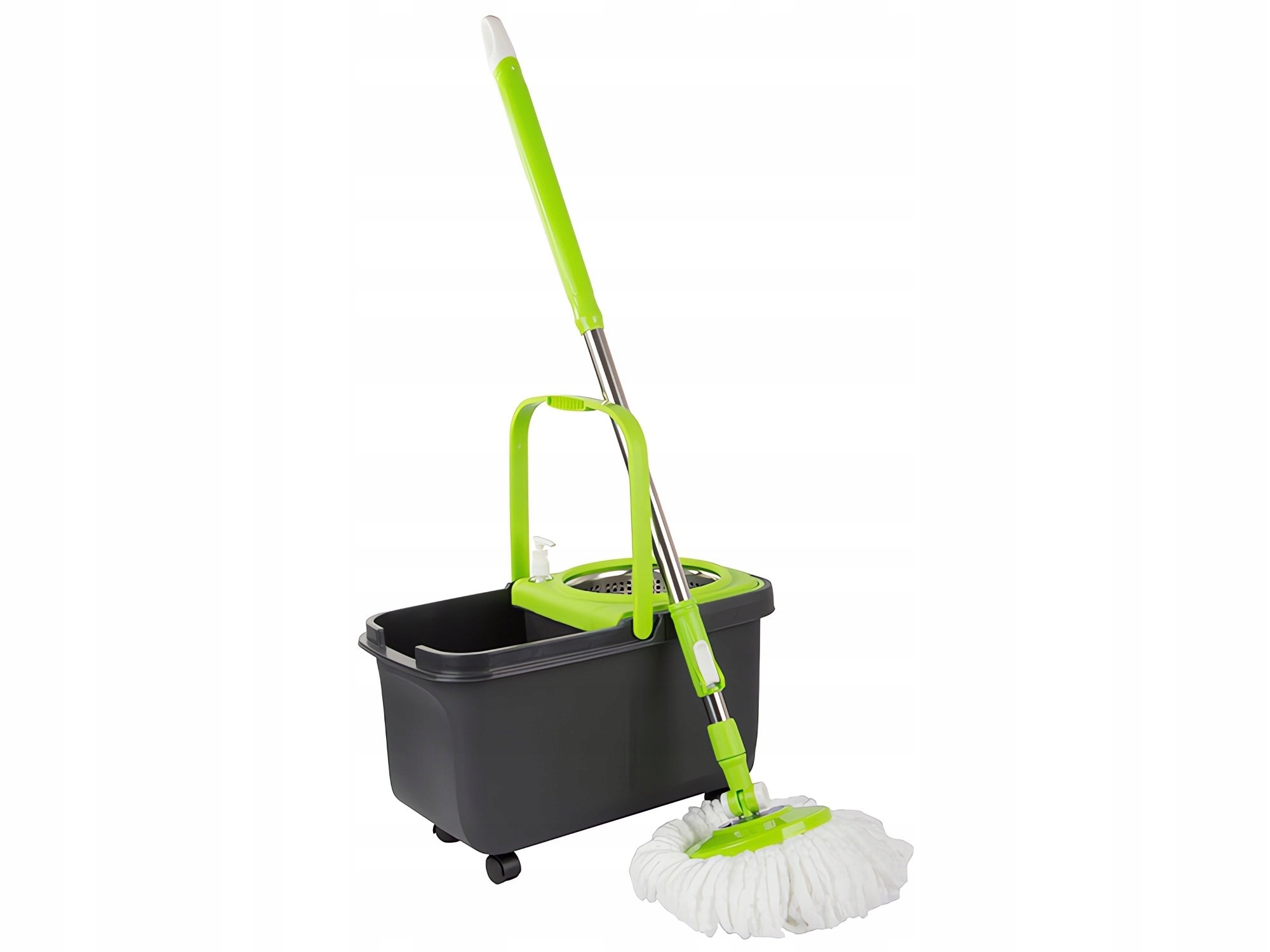 Levně Verk 27078 Rotační mop 360 kbelík šedý