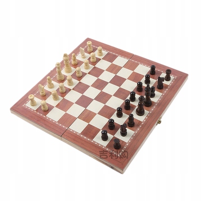 MEDINIAI šachmatai BIG CLASSIC 48x48 nardai Vardas SCH103_MULTI_UNI