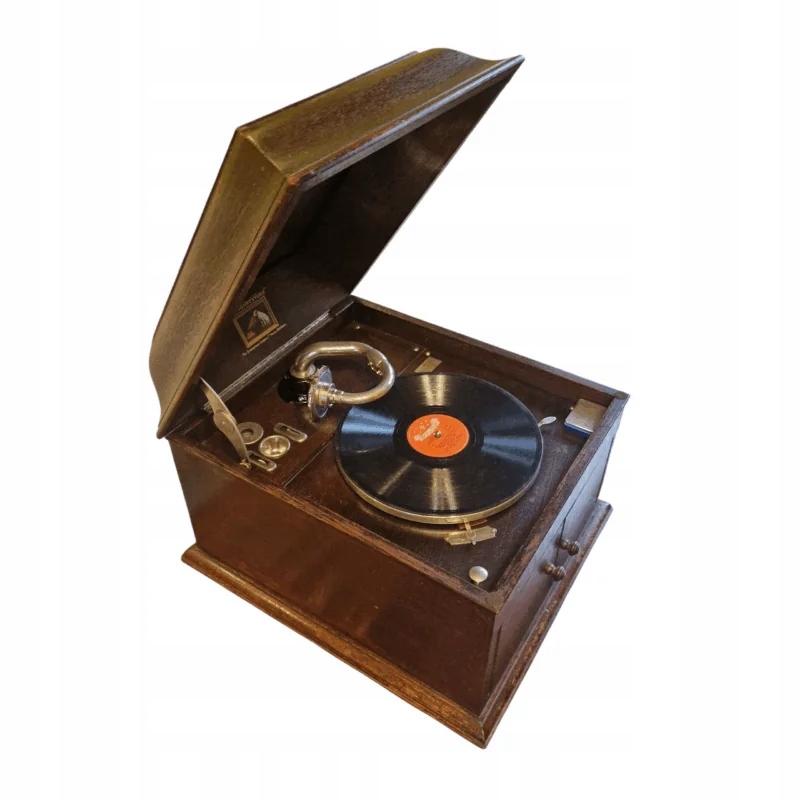 Gramofon pocz. XIX w.