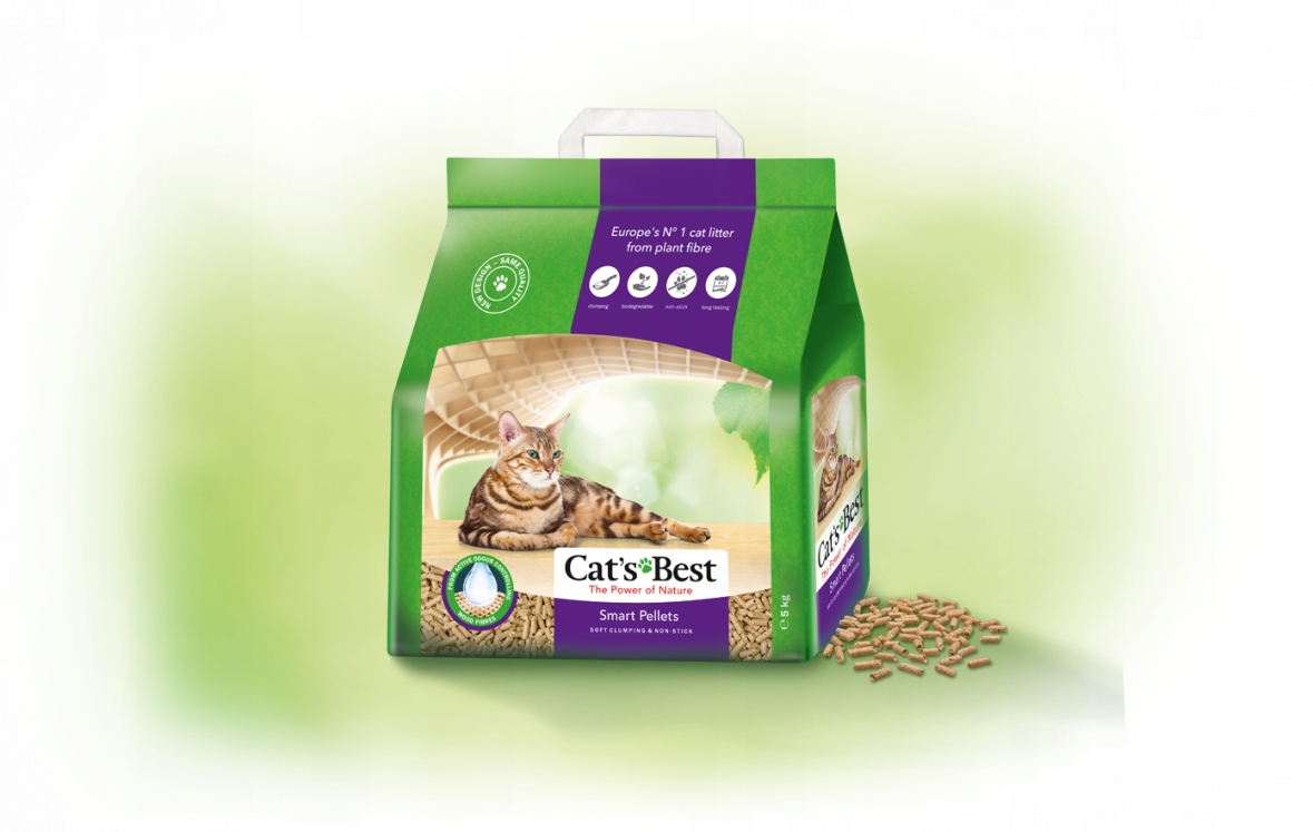 2X Cat's Best Smart Pellet stelivo pro kočky 5 l (2,5 kg)