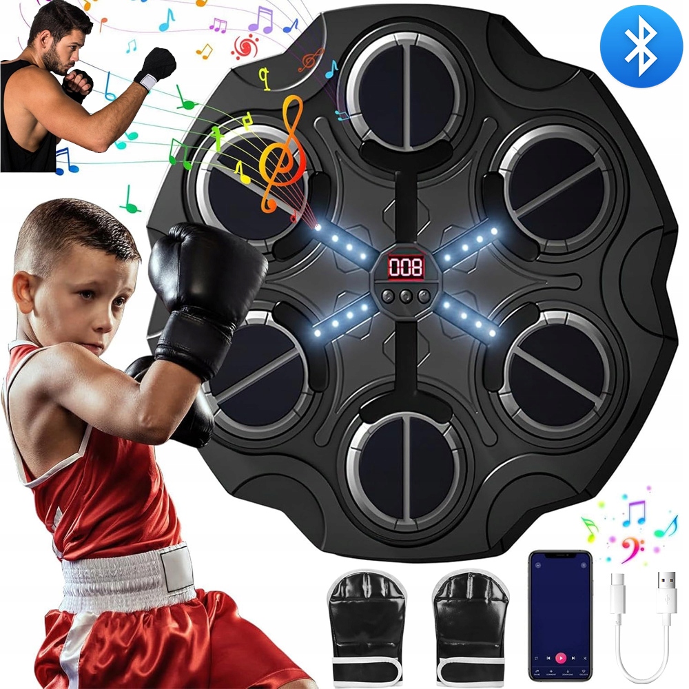 Muzyczna Maszyna Bokserska Dla Dorosłych I Dzieci Ściana Muzyczna Bluetooth