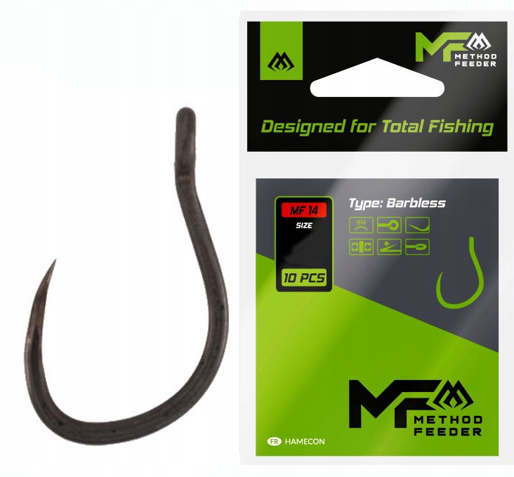 HACZYKi Mikado Method Feeder MF14 Bez Zadziora nr 4 10szt WrocłaW