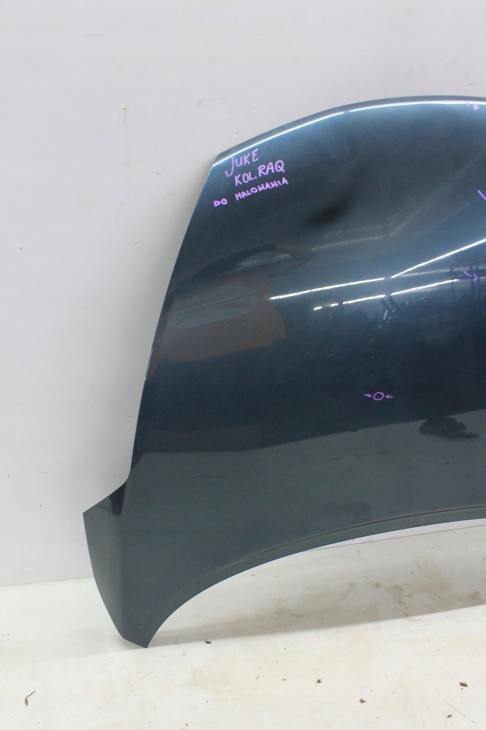 Capot NISSAN JUKE F15 des roues. RAQ 10-14