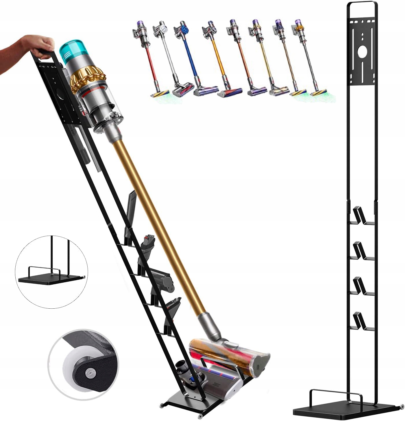 Podlahový Stojan Vysavač S Koly Pro Dyson GEN5 V15S V15 V11 V10 V8 V7