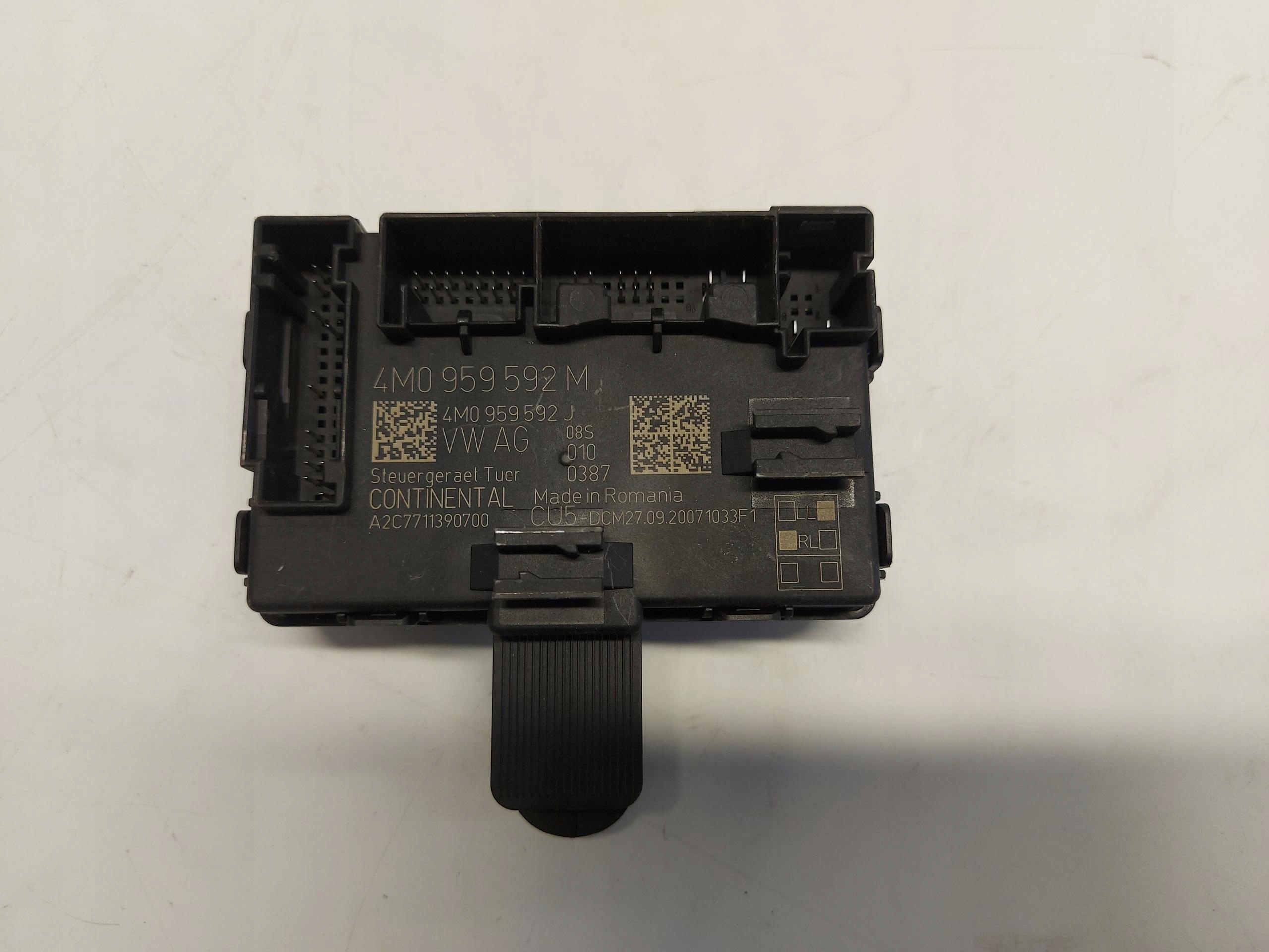 Audi Q8 E-TRON SUV 4KE module control unit door left front 4m0959592m