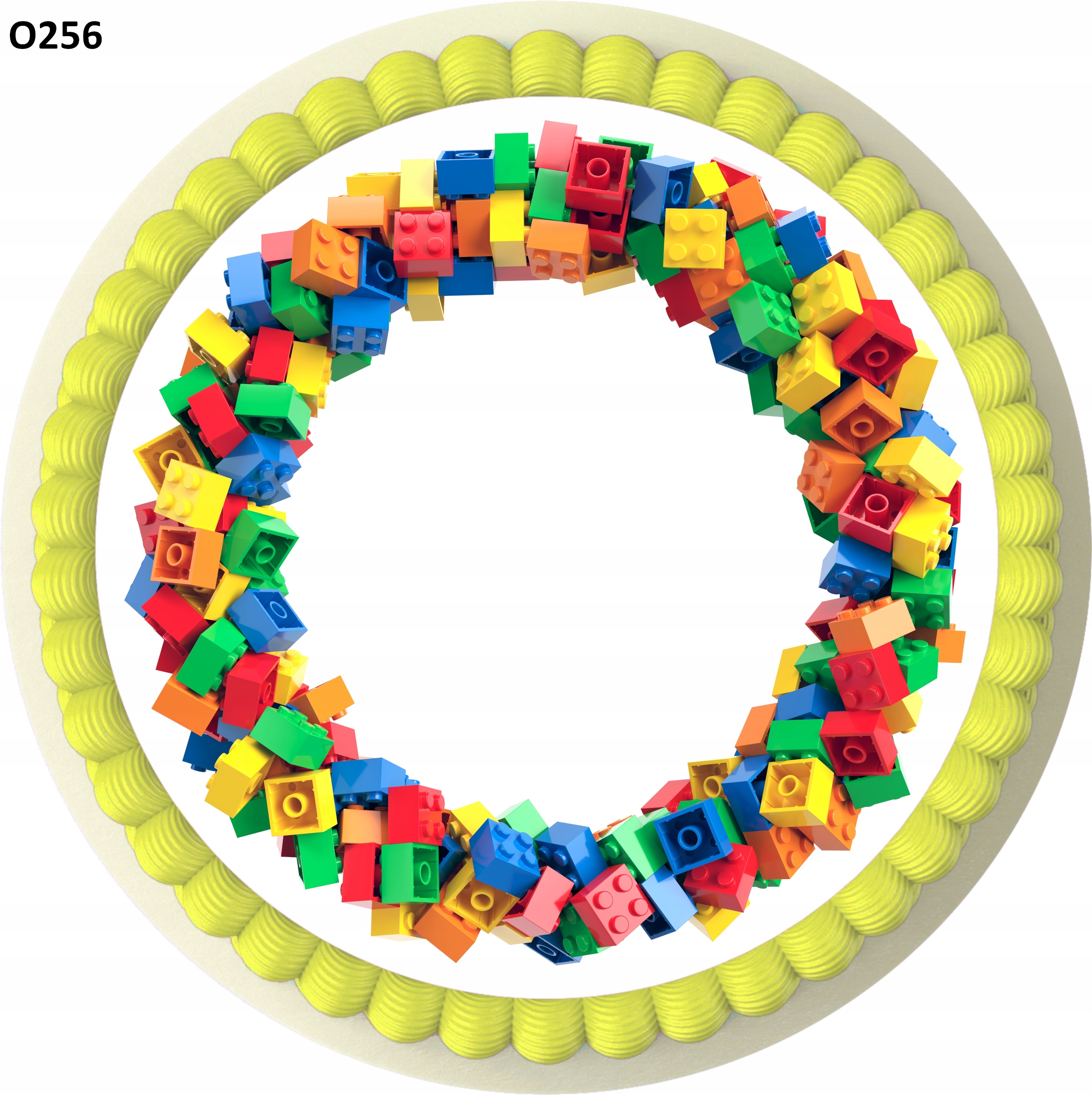 OPŁATEK OBRAZEK NA TORT KOLOROWE KLOCKI LEGO Kod producenta 5905815