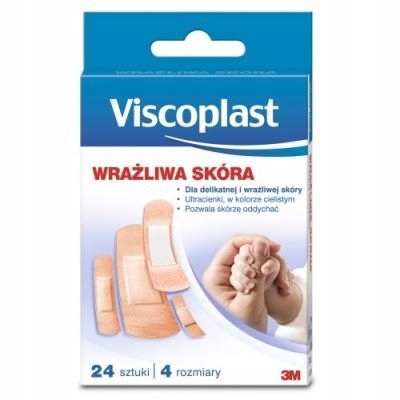 

Viscoplast Wrażliwa Skóra zestaw plastrów 24 szt