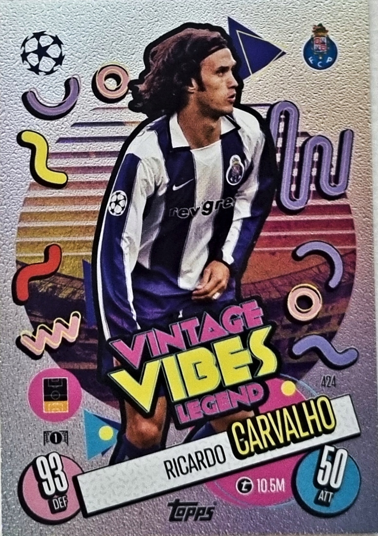 Topps Match Attax 2024/2025 Vintage Vibes Legend 424 Ricardo Carvalho
